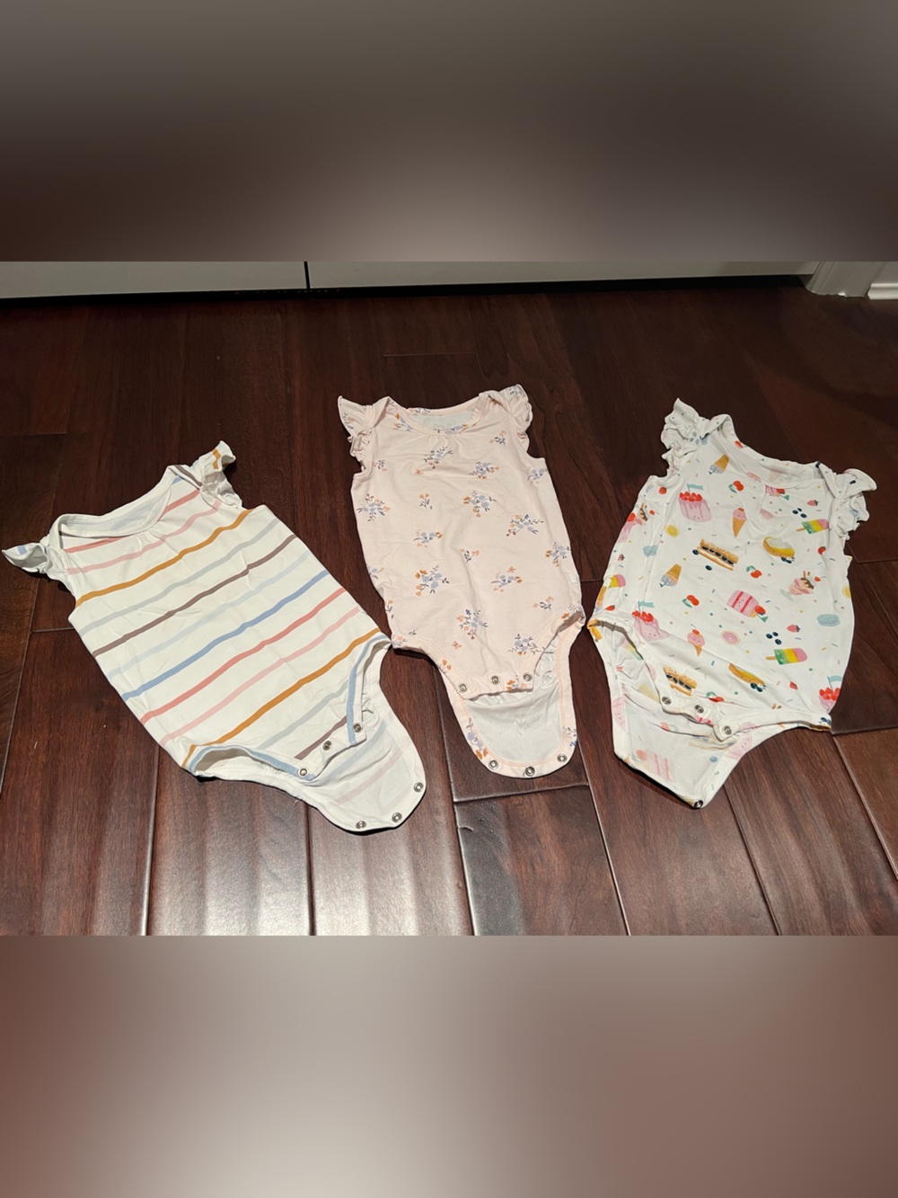 Loulou Lollipop Baby Girl Sleeveless Bodysuit